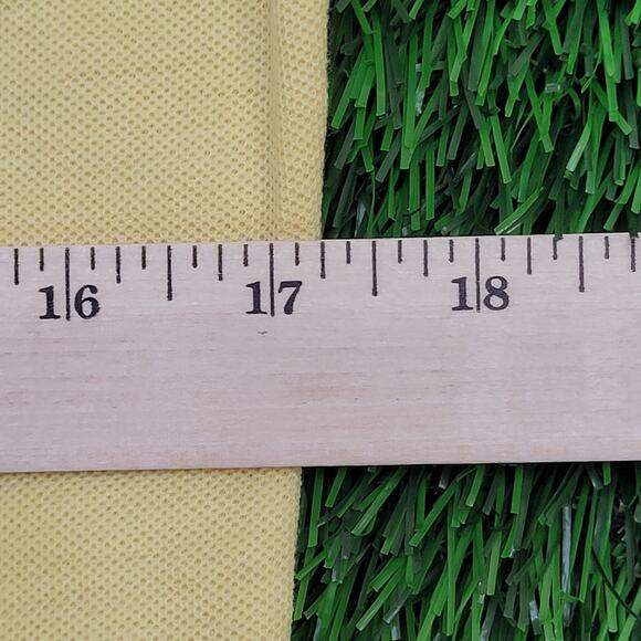 Vintage 80s MOD Crown Polo Shirt Small 17x25 Yellow - Picture 10 of 11